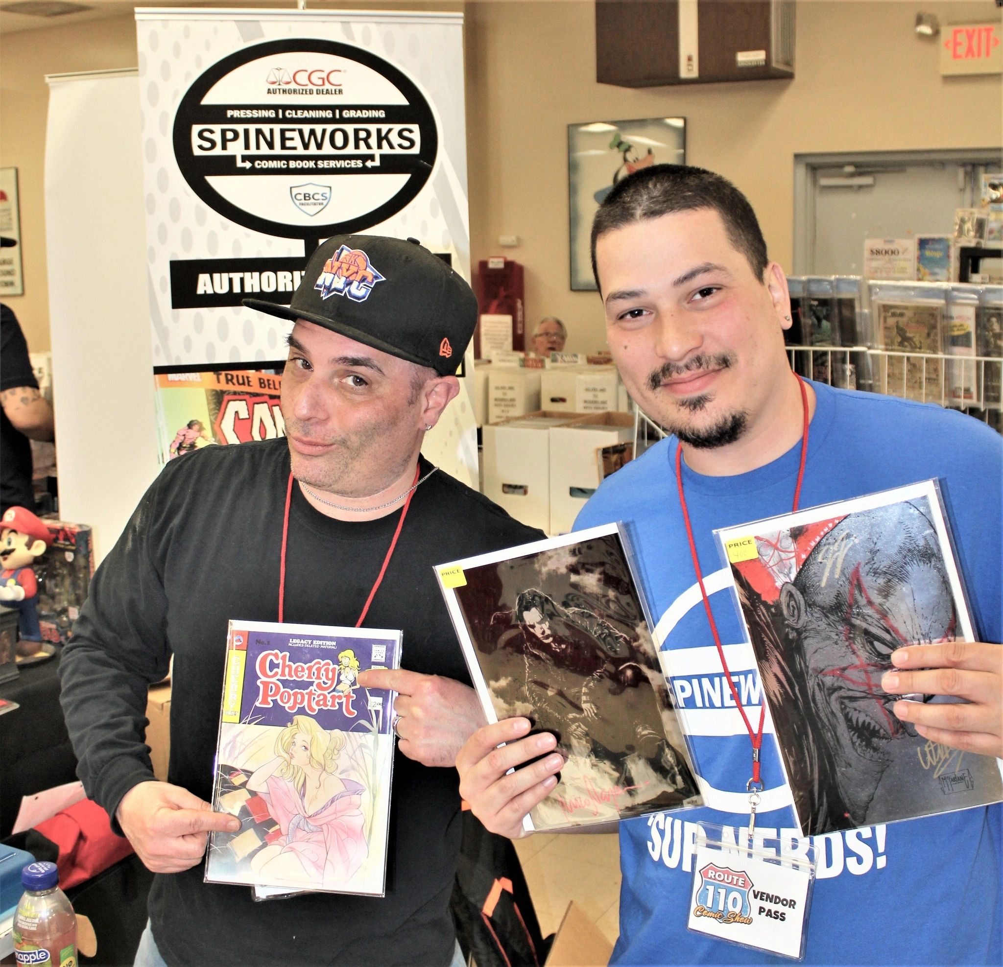 Spineworks Comic Book Services booth